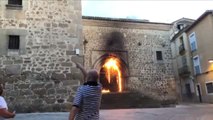 Se investigan las causas del incendio en una Iglesia en Plasencia