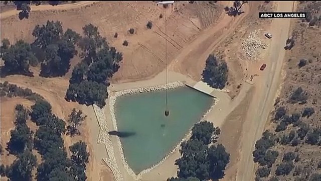 Homes evacuated as Southern California wildfire grows east of Los Angeles