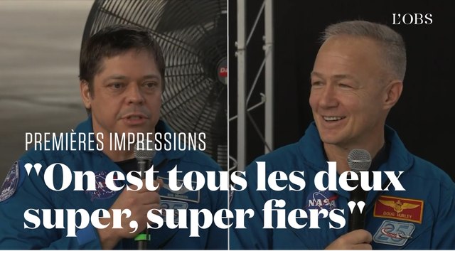 Les premières impressions des astronautes de la Nasa revenus sur Terre à bord d'une capsule SpaceX