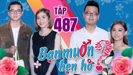 BẠN MUỐN HẸN HÒ #487 | Chàng lãng tử tóc dài hát CỰC HAY cua đứt CHỊ mê ngủ đáng yêu 