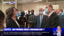 Jean Castex visite une usine de masques à Roubaix, pour promouvoir la production française