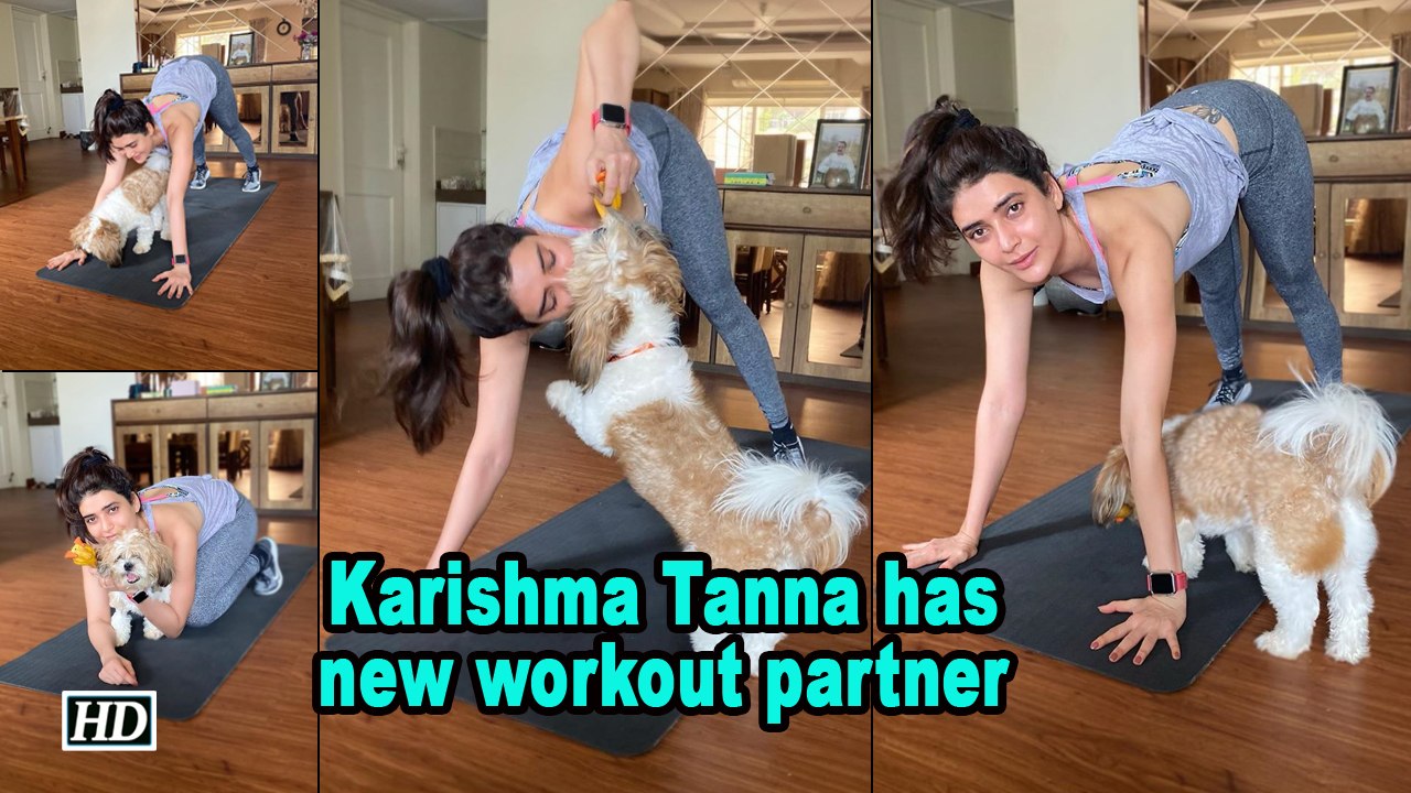 Karishma Tanna has new workout partner