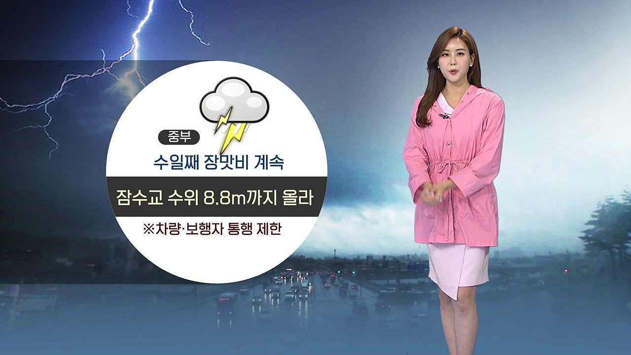 [날씨] 중부 호우경보 확대...잠수교 수위 8m 넘어 / YTN