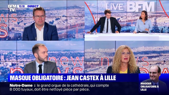 Masque obligatoire : Jean Castex à Lille (2) - 03/08