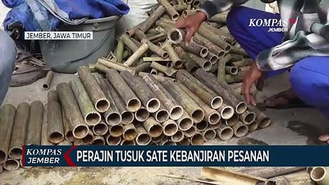 Perajin Tusuk Sate Kebanjiran Pesanan saat Idul Adha