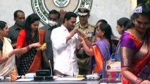 YSRCP MLAs Ties Rakhi to AP CM YS Jagan Mohan Reddy | Rakhi Celebrations 2020 | #ERakshabandhan