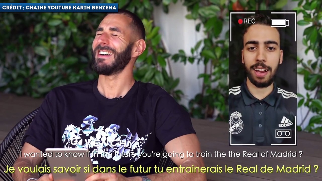 Karim Benzema rêve d'entraîner un jour le Real Madrid