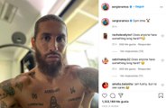 Los nuevos tatuajes de Sergio Ramos