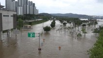 Roads closed as river floods