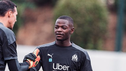 À l'entraînement avec les gardiens de l'OM