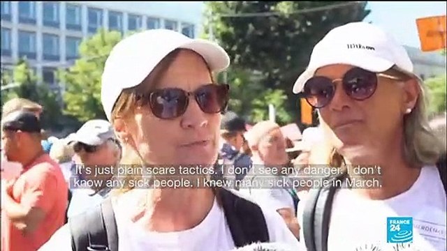 Coronavirus: Le gouvernement allemand condamne des comportements inacceptables survenus lors de la manifestation anti-masque à Berlin