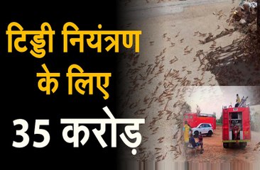 टिड्डी नियंत्रण के लिए 35 करोड़
