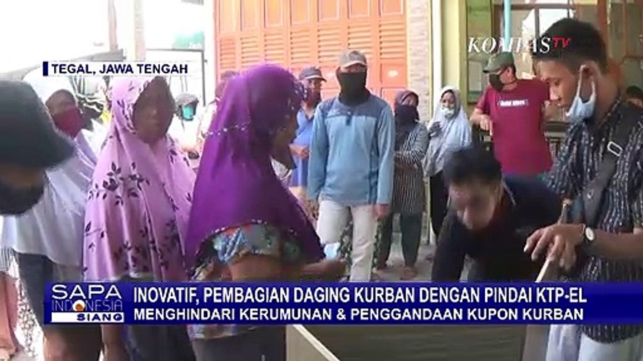 Inovatif! Pengambilan Daging Kurban dengan Scan e-KTP
