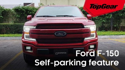 The Ford F-150's self-parking feature