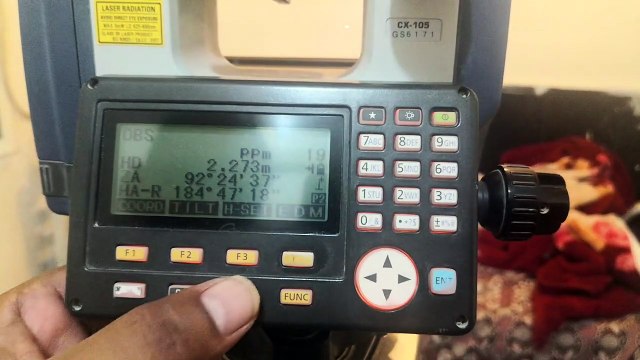 How to change Prism mod into sheet or Non Prism option in Sokkia Total Station CX105 in Urdu/Hindi