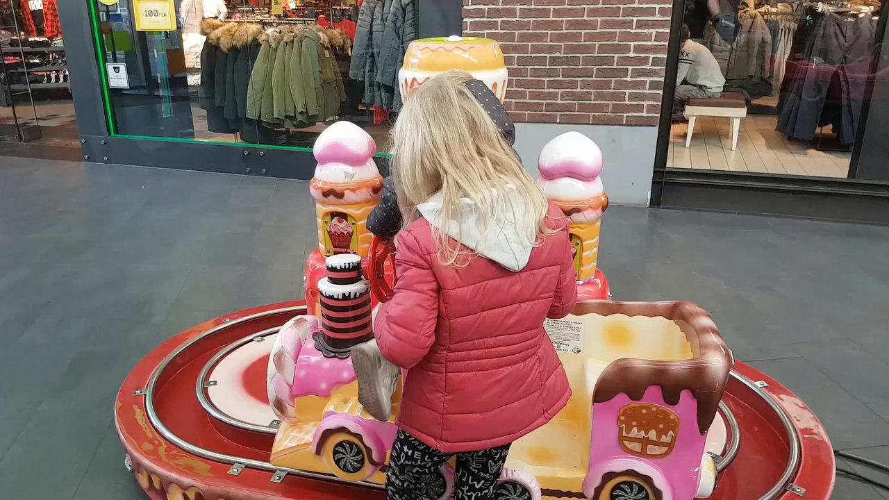 Sophia Isabella  Funny Train For Kids Carousel