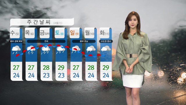 [날씨] 중부지방 호우특보...모레까지 500mm 이상 폭우 / YTN