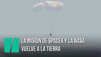 Aterriza la Dragon Endeavour Space X tras completar con éxito una misión espacial histórica