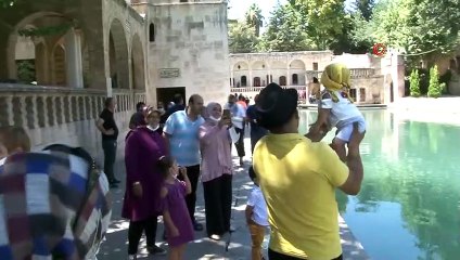 Bayramın son gününü Balıklıgöl’de geçirdiler