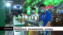 Koronavirüsün çıkış noktası Çin'de 'salgını unutturan' bira festivali