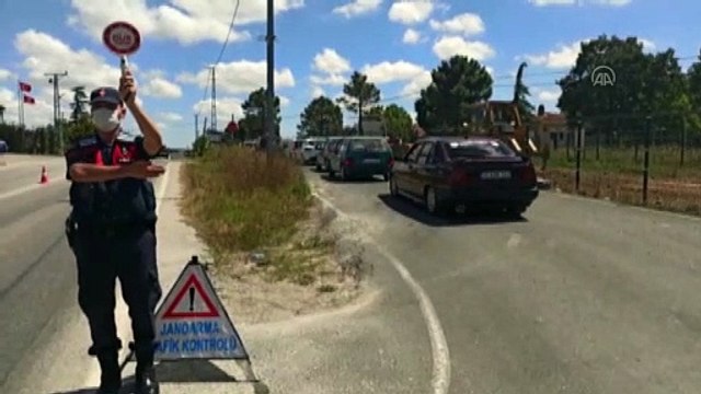 Jandarmadan tatil dönüşü helikopter destekli trafik denetimi - İSTANBUL