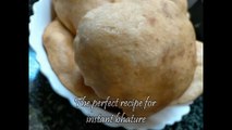 HOW TO MAKE INSTANT BHATURE / PERFECT BHATURE RECIPE.