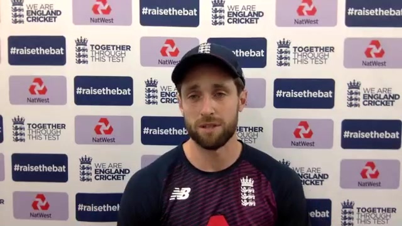 England's Chris Woakes pre 1st Test v Pakistan