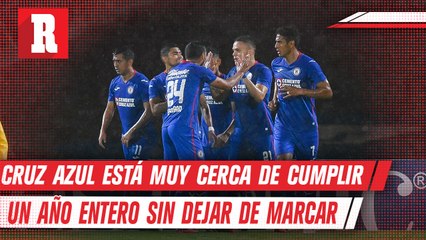 Cruz Azul cerca de cumplir un año sin dejar de anotar goles en partidos oficiales