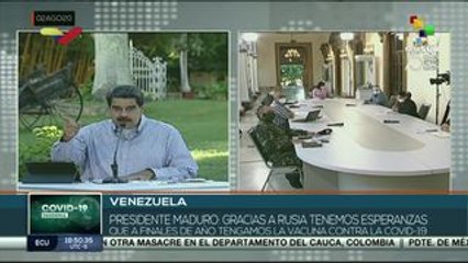 Télécharger la video: Resalta pdte. Nicolás Maduro anuncio de Rusia de vacuna anti Covid-19