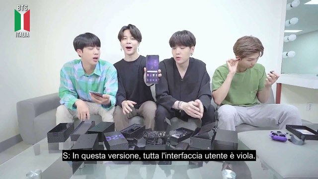 [SUB ITA] Galaxy X BTS: Unboxing Galaxy S20+ and Buds+ BTS Edition | Samsung