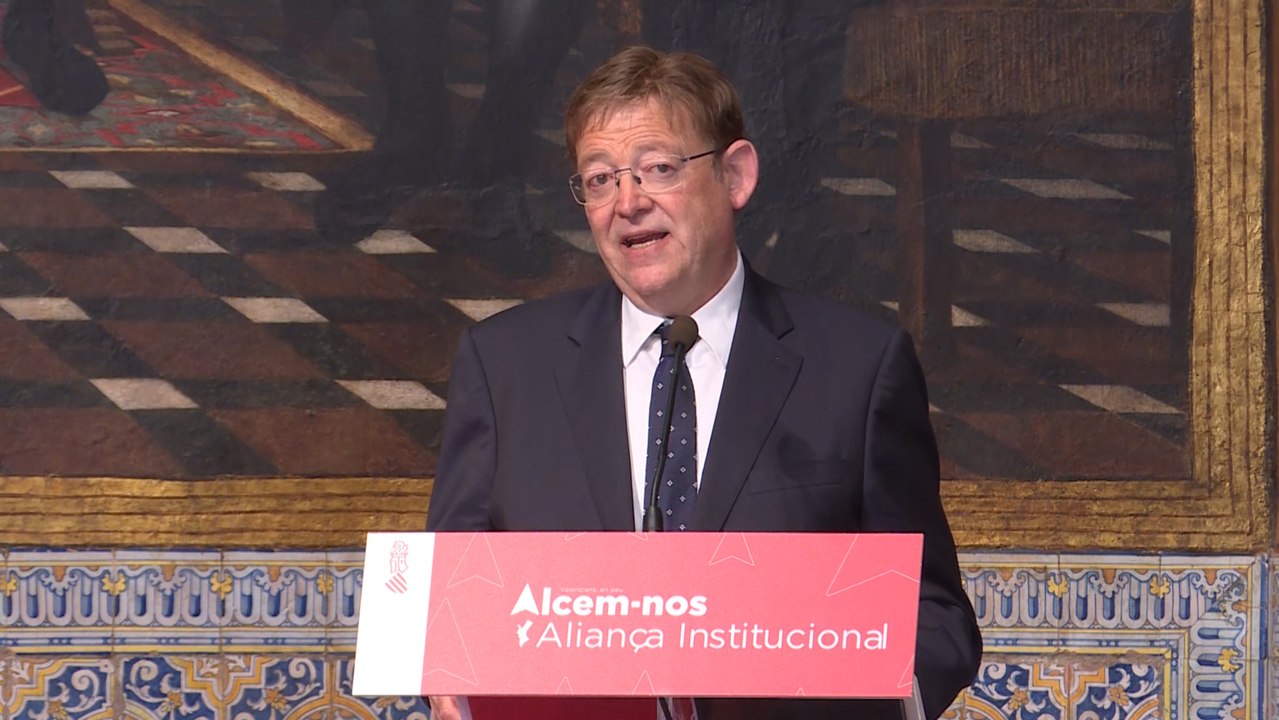 Puig destaca consenso "sin precedentes" del acuerdo reconstrucción
