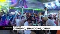 گشایش جشنوارهٔ سالانهٔ آبجو در چین