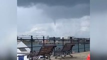 Funnel cloud captured above Hartlepool