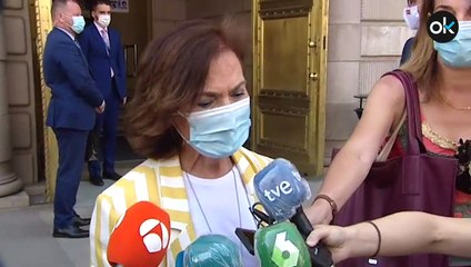 Zasca de Carmen Calvo a Irene Montero: «Cuando hay un miembro del Gobierno, el Gobierno está representado»