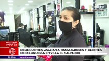 Cámaras captaron asalto a una peluquería en Villa El Salvador | Primera Edición