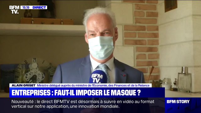 Coronavirus: selon Alain Griset, les choses se passent globalement très bien dans les entreprises