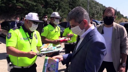 İçişleri Bakan Yardımcısı İnce, Bozüyük'te trafik denetimine katıldı - BİLECİK