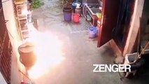 Restaurant kitchen explodes in Zhejiang gas leak