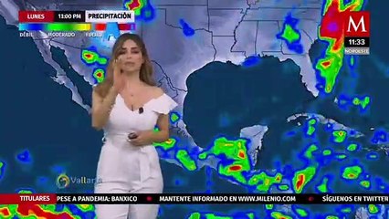 Pamela Longoria nos da el pronóstico del tiempo para este lunes 3 de agosto