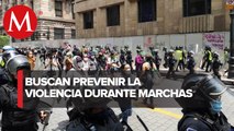 Gobierno de CdMx presenta acuerdo de actuación policial para marchas