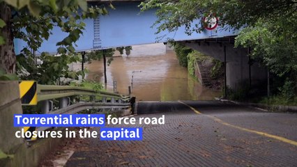 Heavy rains trigger flooding along Seoul's Han river