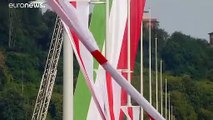 Entre fierté et douleur, inauguration du nouveau pont de Gênes