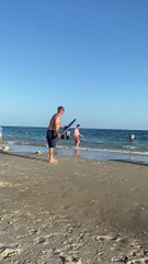 Skimboarding Fail on the New Board