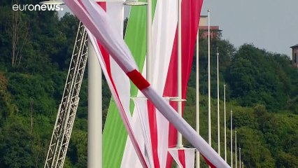 Symbol des Neustarts für Italien: das neue Viadukt in Genua