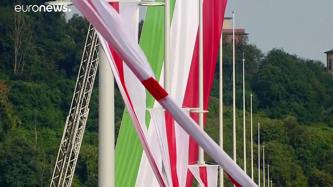 Symbol des Neustarts für Italien: das neue Viadukt in Genua