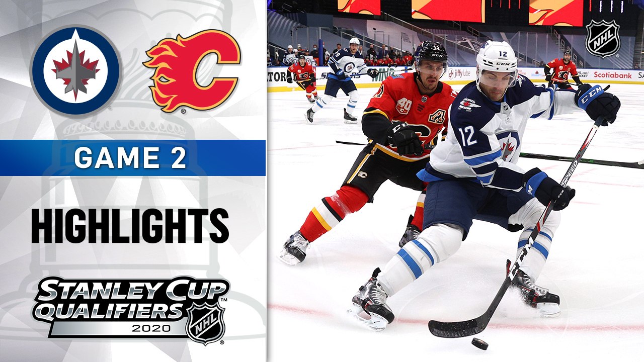 NHL Highlights | Jets @ Flames 8/03/2020