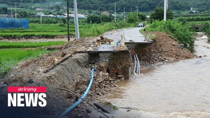 12 dead, 13 missing due to torrential downpours in S. Korea