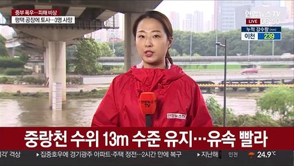 Скачать видео: 서울시내 하천 통행 제한…잠수교 통제 계속