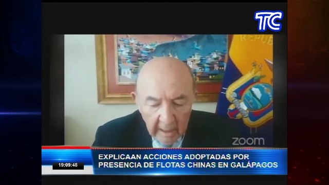 Explican acciones adoptadas por presencia de flotas chinas en Galápagos