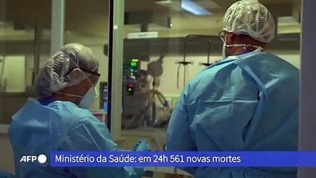 Covid-19: Brasil registra mais 561 mortes